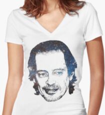 Camiseta entallada de cuello en V Space Boy Buscemi