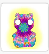 The Tie Dye Kuchi Kopi Design Sticker
