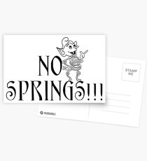 No Springs! Postcards