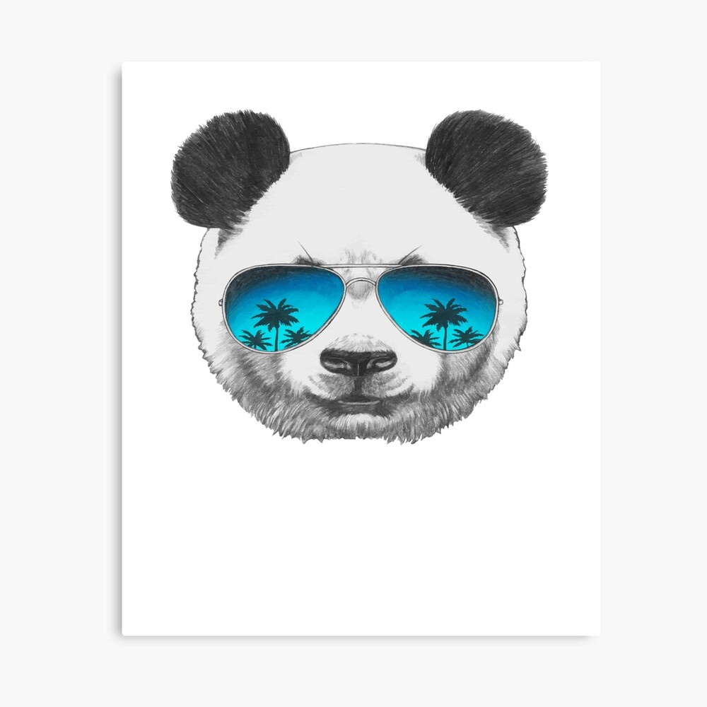"Cool Panda wearing sunglasses" Canvas Print by Teezie82 Redbubble