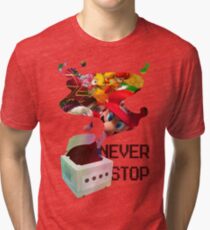 GameCube Tribute - Mario Kart Tri-blend T-Shirt