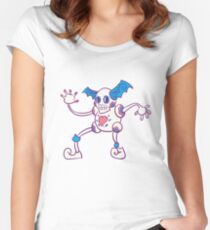 Mr. Mime Popmuerto | Pokemon & Day of The Dead Mashup Women's Fitted Scoop T-Shirt