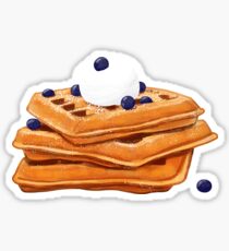 Waffles Sticker