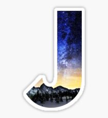 J Star Night Sticker