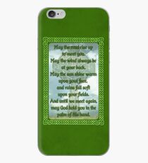Green Irish Blessing iPhone Case
