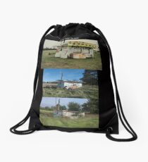 When Buildings Fall Apart Drawstring Bag