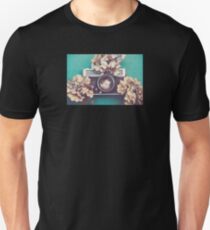 Camera & Hydrangea Unisex T-Shirt