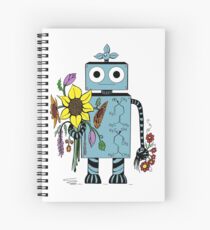 Lina The Robot Spiral Notebook