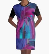 Wearable Art - Fireflight Graphic T-Shirt Dress
