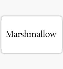Marshmallow Sticker
