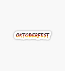 Oktoberfest Classic Vintage Germany Flag Sticker