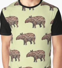 Animals of Malaysia - Baby Malayan Tapir Graphic T-Shirt