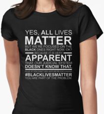 Black Lives Matter Women's Fitted T-Shirt