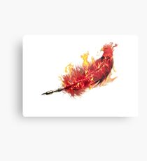 Phoenix - Feather Metal Print