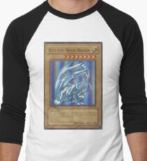 Blue-eyes white dragon Men's Baseball ¾ T-Shirt