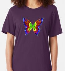 nick mason butterfly tee Slim Fit T-Shirt