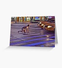 TAXI TARZAN Greeting Card