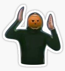 Pumpkin Head Dancer Sticker