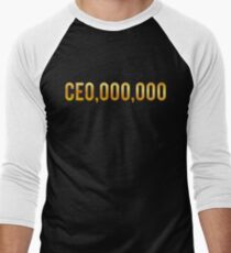 CEO Shirts Entrepreneur Business Men's Baseball ¾ T-Shirt