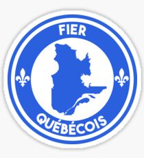 Fier Québécois Sticker
