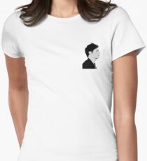 Evan Peters Women's Fitted T-Shirt