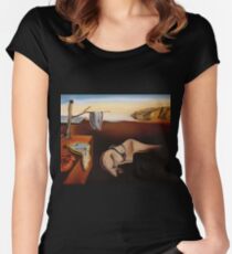 Art Heaux: Dali's Persistence of Memory Women's Fitted Scoop T-Shirt