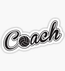 Volleyball Coach Sticker