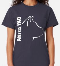 AKITA INU - outline Classic T-Shirt