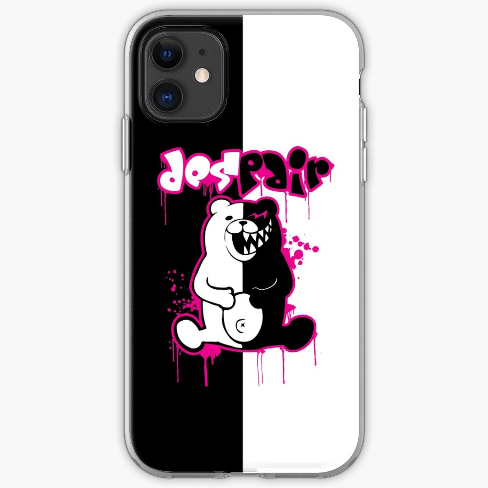 Danganronpa Monokuma Despair Pink Iphone Case Cover By