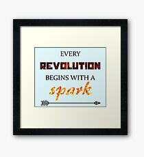 The Hunger Games - Spark Framed Print