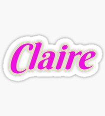 Claire Sticker