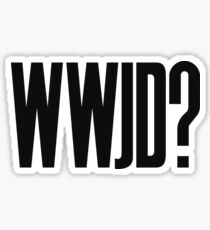 WWJD ? Sticker