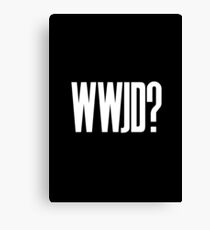 WWJD ? Canvas Print