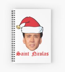 Saint Nicolas Cage Weihnachtskarte Spiralblock