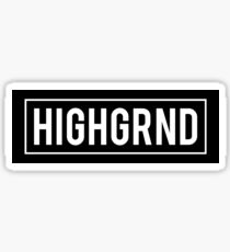Highgrnd - Sticker (w/ background) Sticker