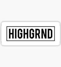 Highgrnd - Sticker (w/ background) Sticker