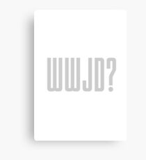 WWJD ? Canvas Print