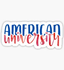American University - Style 1 Sticker