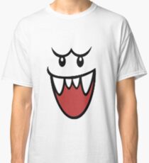 Super Mario Bros Boo Face Classic T-Shirt