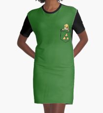 Legend of Zelda - Pocket Link Graphic T-Shirt Dress