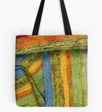 Knitted Stripes Tote Bag