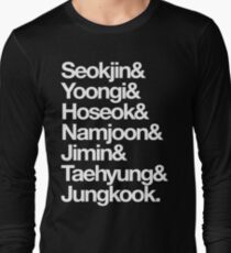 BTS - BANGTAN BOYS - 방탄소년단 Long Sleeve T-Shirt