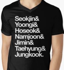 BTS - BANGTAN BOYS - 방탄소년단 Men's V-Neck T-Shirt