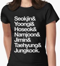 Camiseta entallada para mujer BTS - BANGTAN BOYS - 방탄소년단