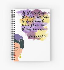 Frida Kahlo - We Can Endure Spiral Notebook