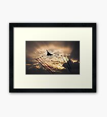 Concorde Arrow pass Framed Print