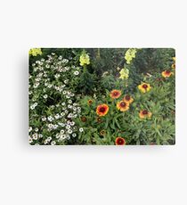 Mackinac Bridge Overlook Garden 4 Metal Print