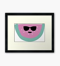 Cool Watermelon Framed Print
