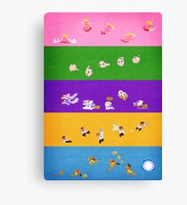 Simply Melee Poster Two Canvas Print