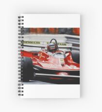 Gilles Villeneuve, Ferrari 312T4 Spiral Notebook
